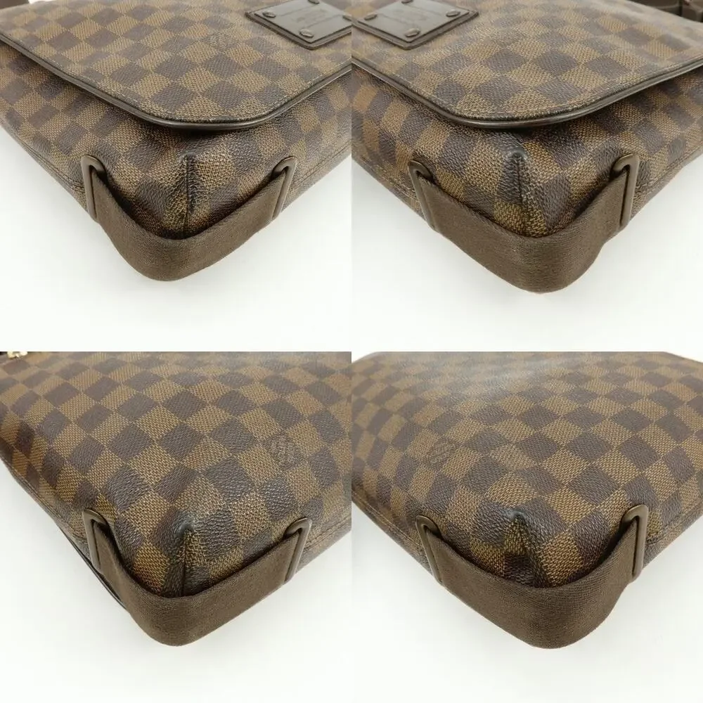 Louis Vuitton Damier Ebene Brooklyn Messenger Bag Brown